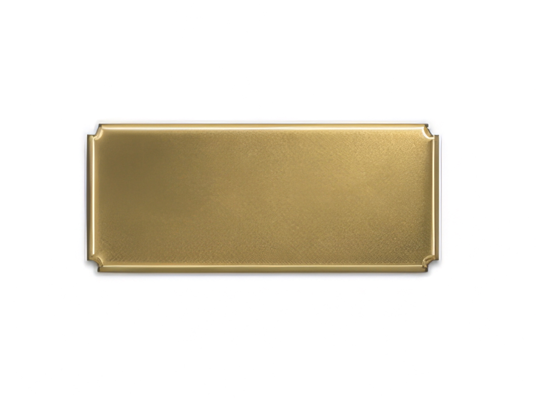 Concave corner plate - 47mm x 16mm