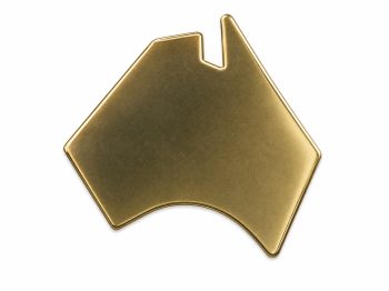 Australia Trophy Plate 110mm x 112mm