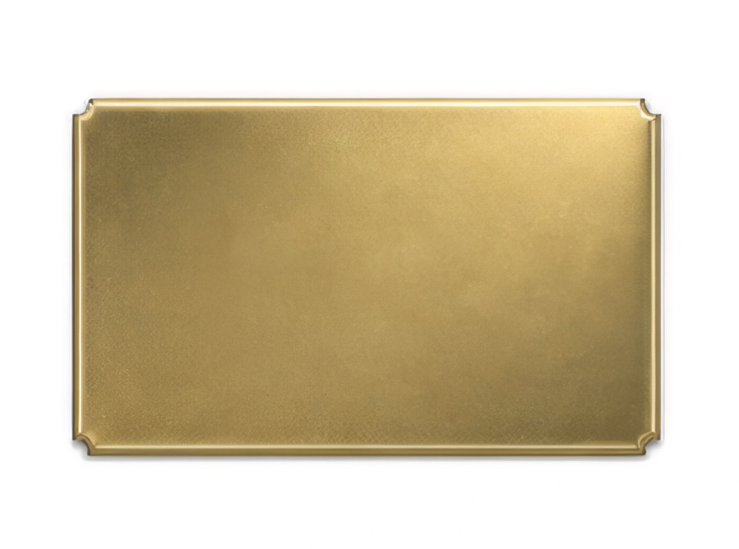 Concave corner plate - 120mm x 73mm