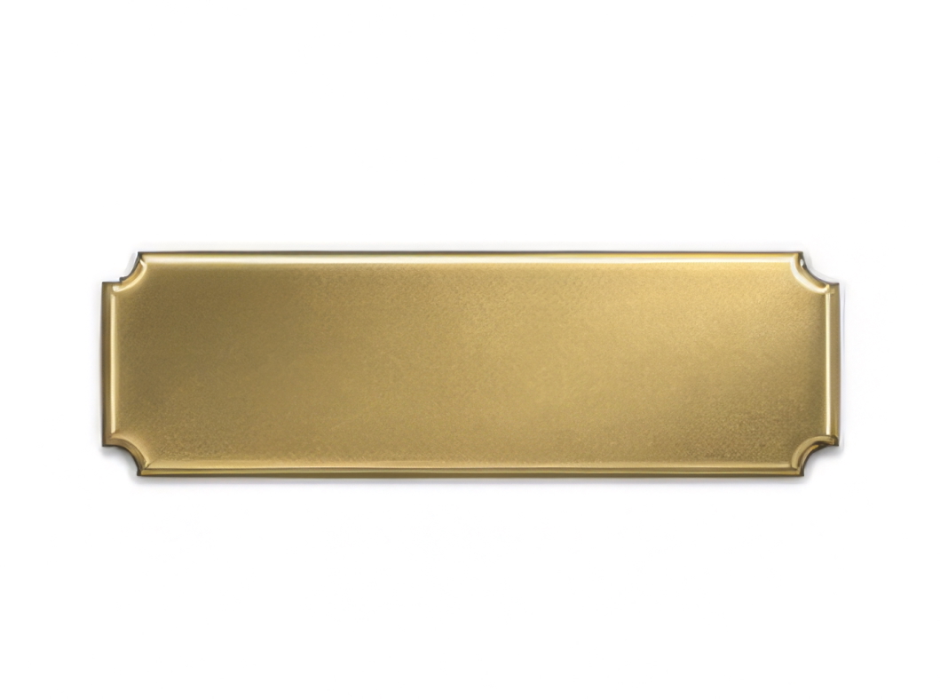 Concave corner plate - 64mm x 19mm