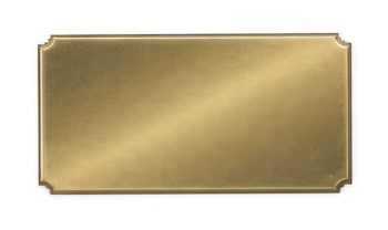 Concave corner plate - 64mm x 32mm