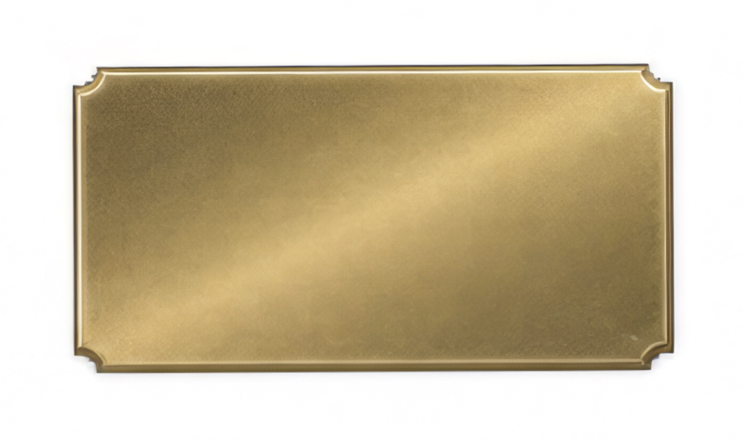Concave corner plate - 64mm x 32mm
