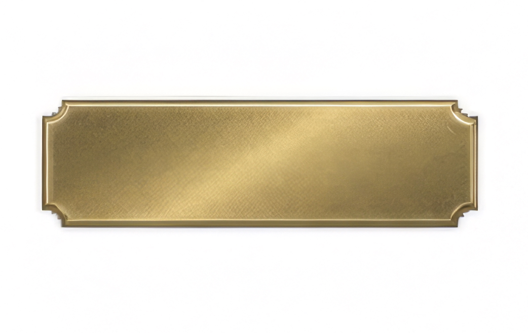 Concave corner plate - 64mm x 20mm