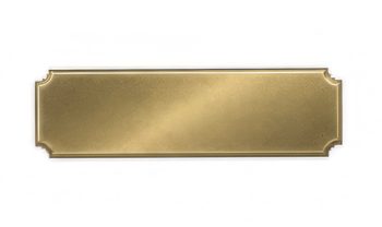 Concave corner plate - 70mm x 20mm