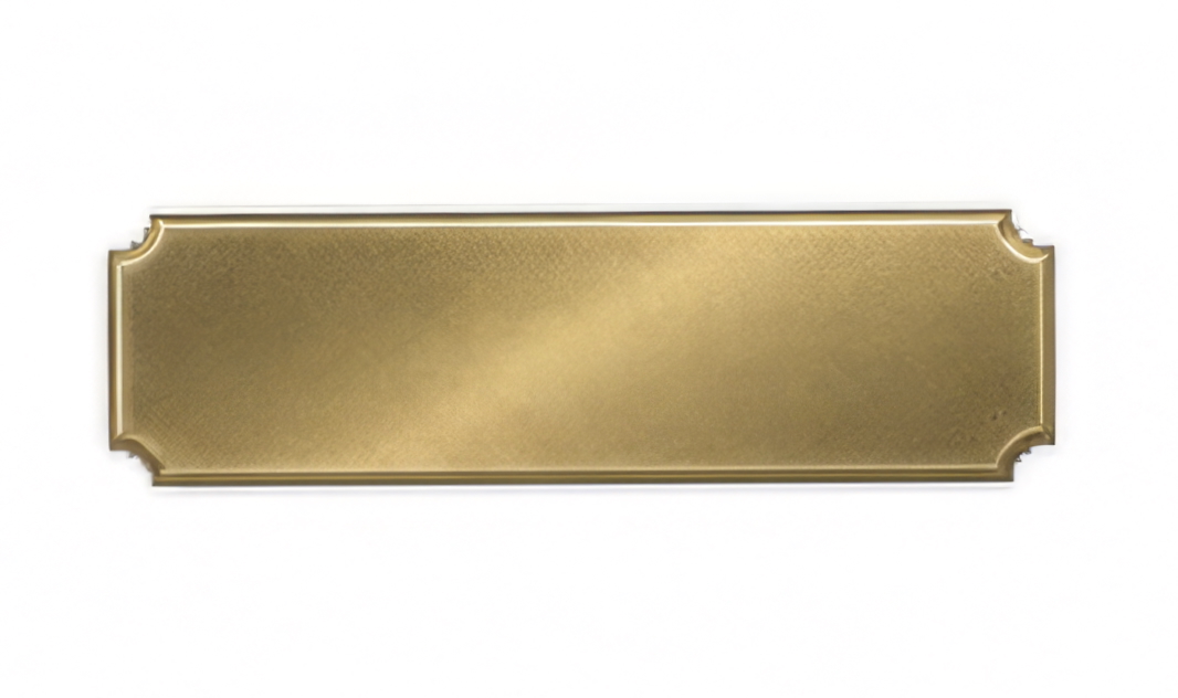 Concave corner plate - 70mm x 20mm