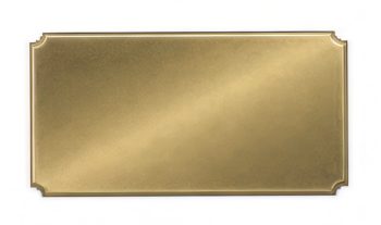 Concave corner plate - 75mm x 38mm