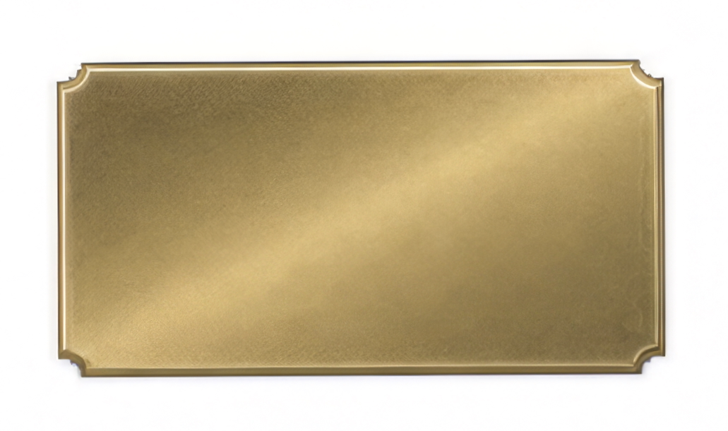 Concave corner plate - 75mm x 38mm