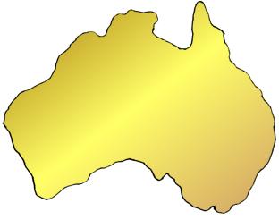 Australia Trophy Plate 87mm x 110mm