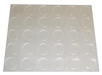 Clear Epoxy Stickers 25mm Dia.