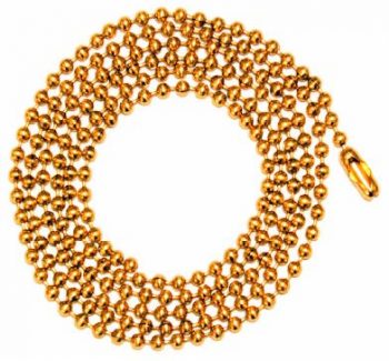 Keychain Brass Plated 150mm