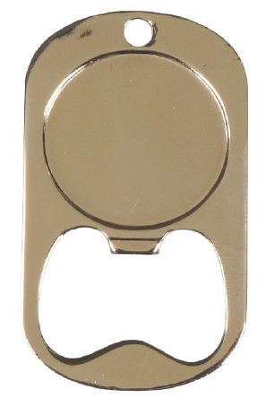 Bottle Opener - Army Dog Tag Shape
