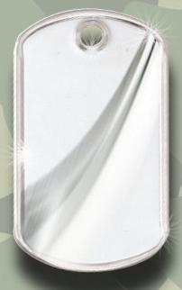 Army Dog Tag 38mm x 22mm