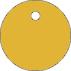 Round Pet Tag 25mm Brass