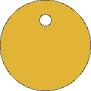 Round Pet Tag 32mm Brass