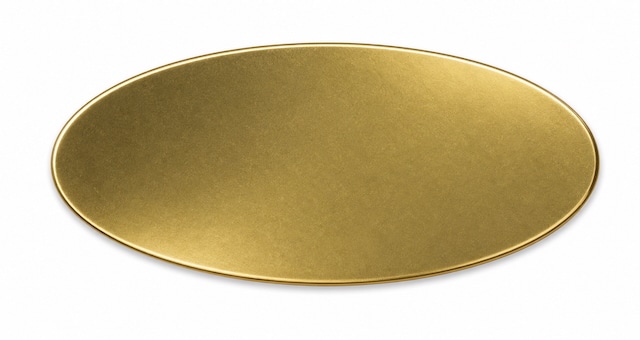 Oval Trophy Plate 29.5mm x 16mm
